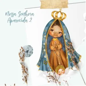 Kit Digital Nossa Senhora Aparecida Igreja Religião Católica 12 Kit Digital Nossa Senhora Aparecida Igreja Religião Católica