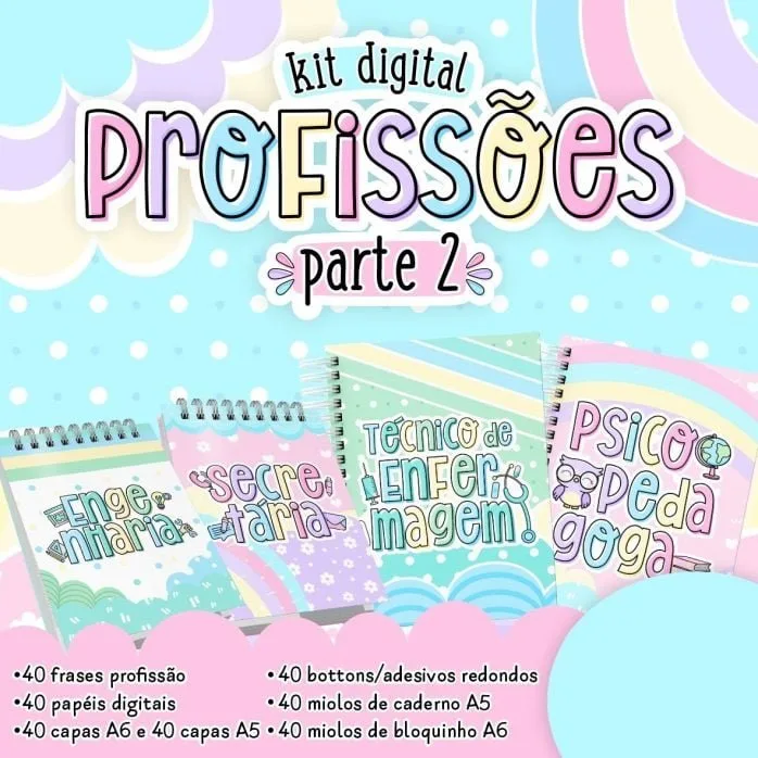 Kit Digital Profissões 2 Fotografia Biomedicina Marketing
