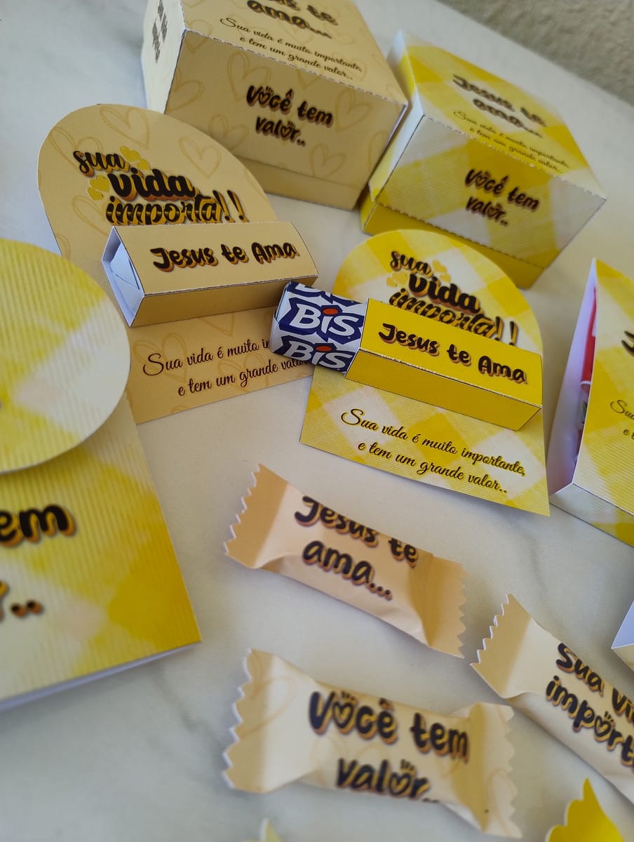 Kit Digital Setembro Amarelo Lembrancinhas Cristãs 2 Kit Digital Setembro Amarelo Lembrancinhas Cristãs - Imagem 2