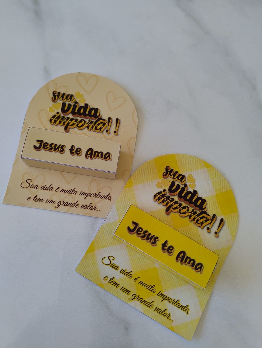Kit Digital Setembro Amarelo Lembrancinhas Cristãs 4 Kit Digital Setembro Amarelo Lembrancinhas Cristãs - Imagem 4