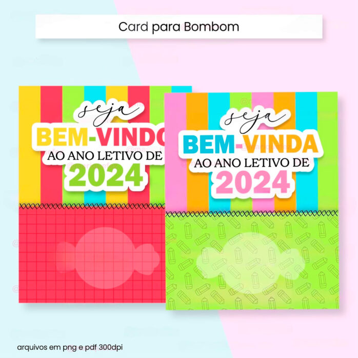 Kit Digital Volta às Aulas 2024 Aluninhos Fofos + Elementos