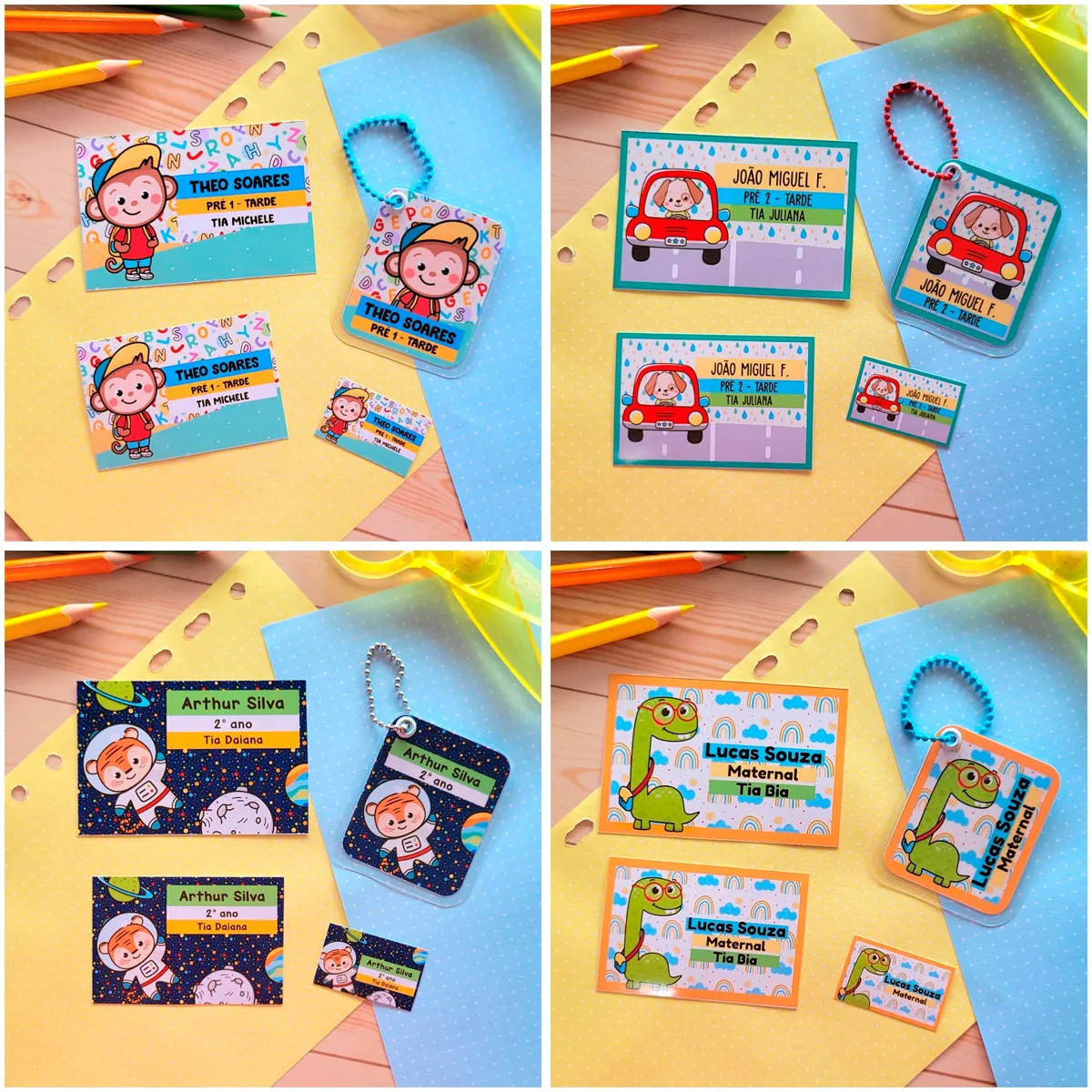 Kit Digital Volta Às Aulas Cadernos Figuras Tabuáda Cards 3 Kit Digital Volta Às Aulas Cadernos Figuras Tabuáda Cards
