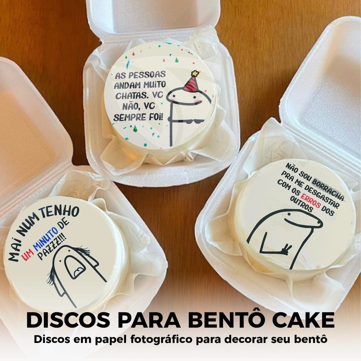 Disco Flork Bento Cake Kit com 100 Imagens Digitais 1 Disco Flork Bento Cake Kit com 100 Imagens Digitais