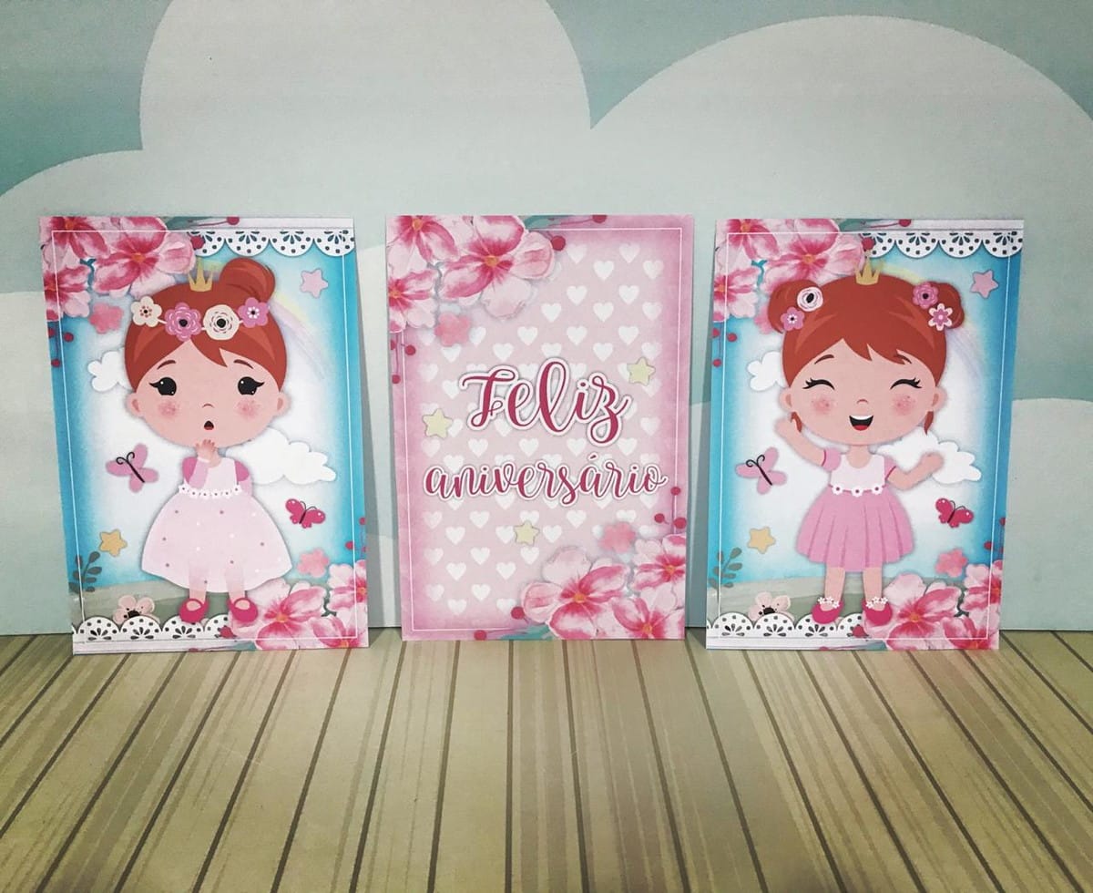 Kit É Só um Bolinho Menina Arquivo Digital para Imprimir 4 Kit É Só um Bolinho Menina Arquivo Digital para Imprimir - Imagem 4