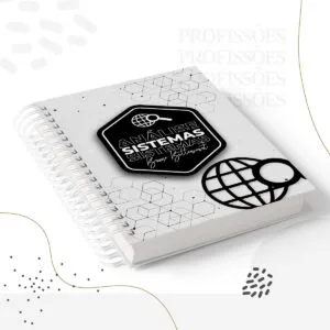 Kit Encadernação Análise Sistemas Masculino -Arquivo Digital