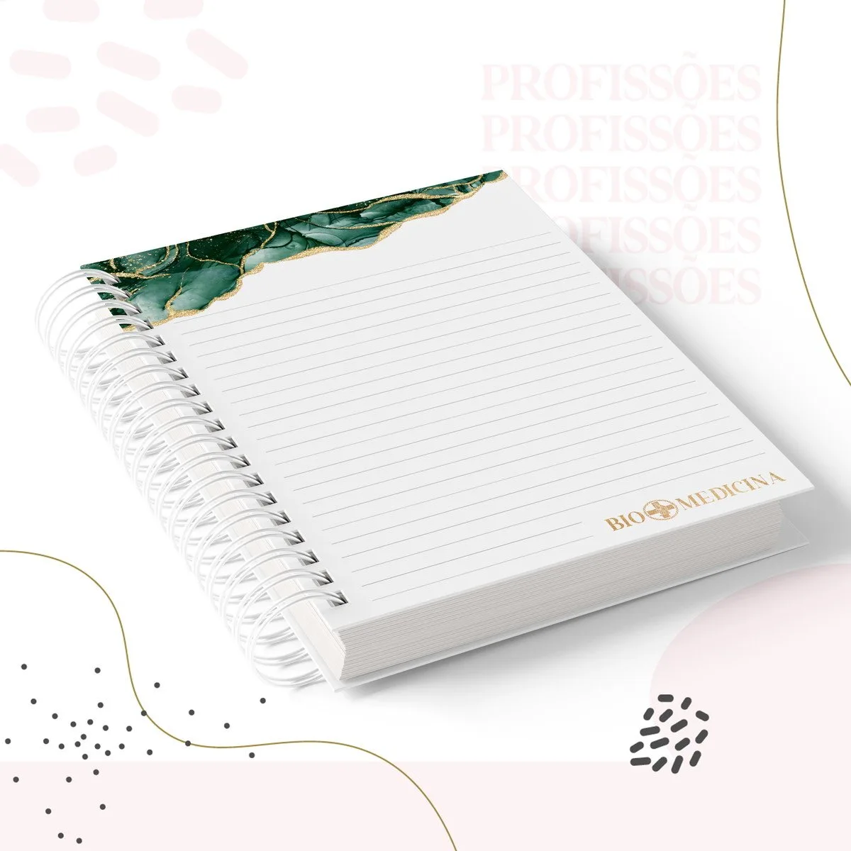 Kit Encadernação Biomedicina Feminino