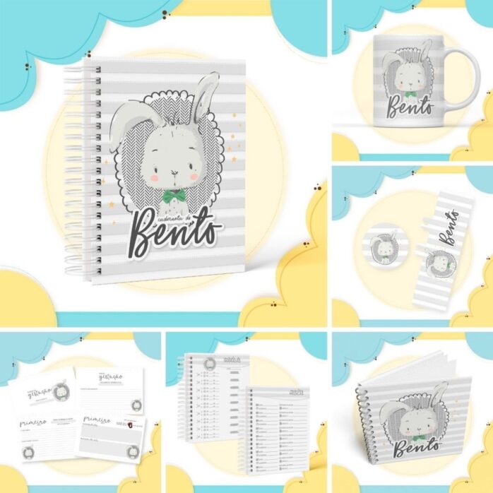 Kit Encadernação Coelhinho