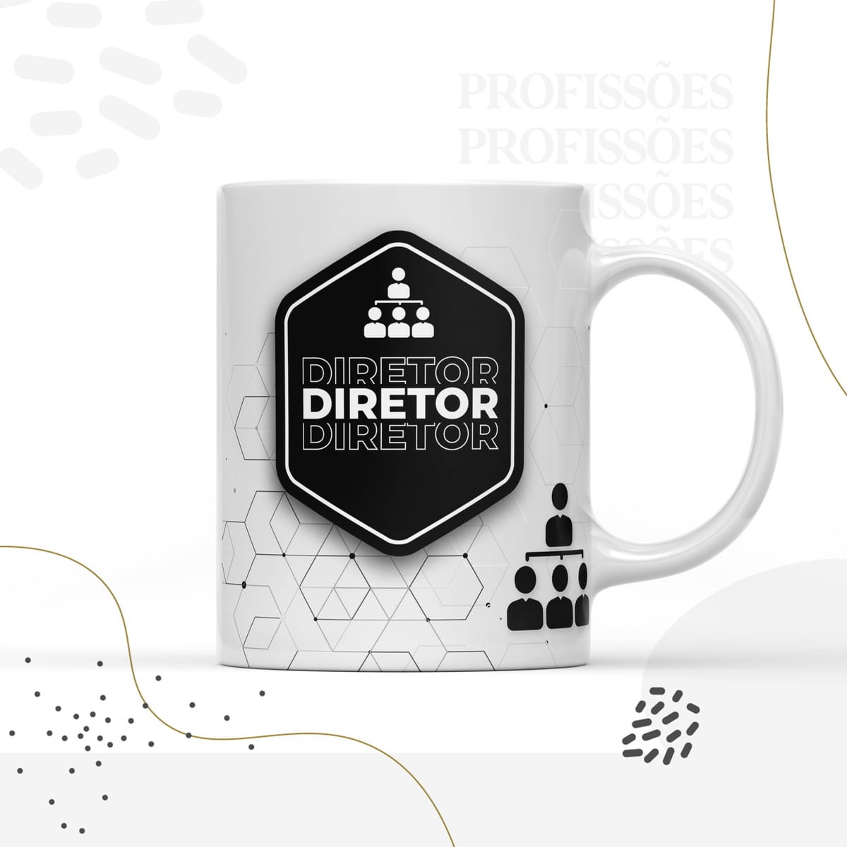 Kit Encadernação Diretor Masculino Digital para Presentes 3 Kit Encadernação Diretor Masculino Digital para Presentes