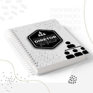 Kit Encadernação Diretor Masculino Digital para Presentes