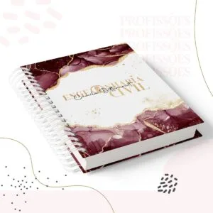 Kit Encadernação Engenharia Civil Feminino 19 Kit Encadernação Engenharia Civil Feminino