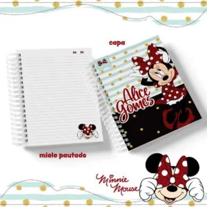 Kit Encadernação Minie Vermelha