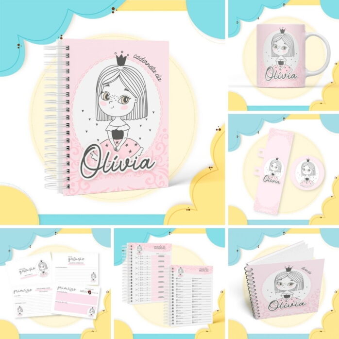 Kit Encadernação Princesa