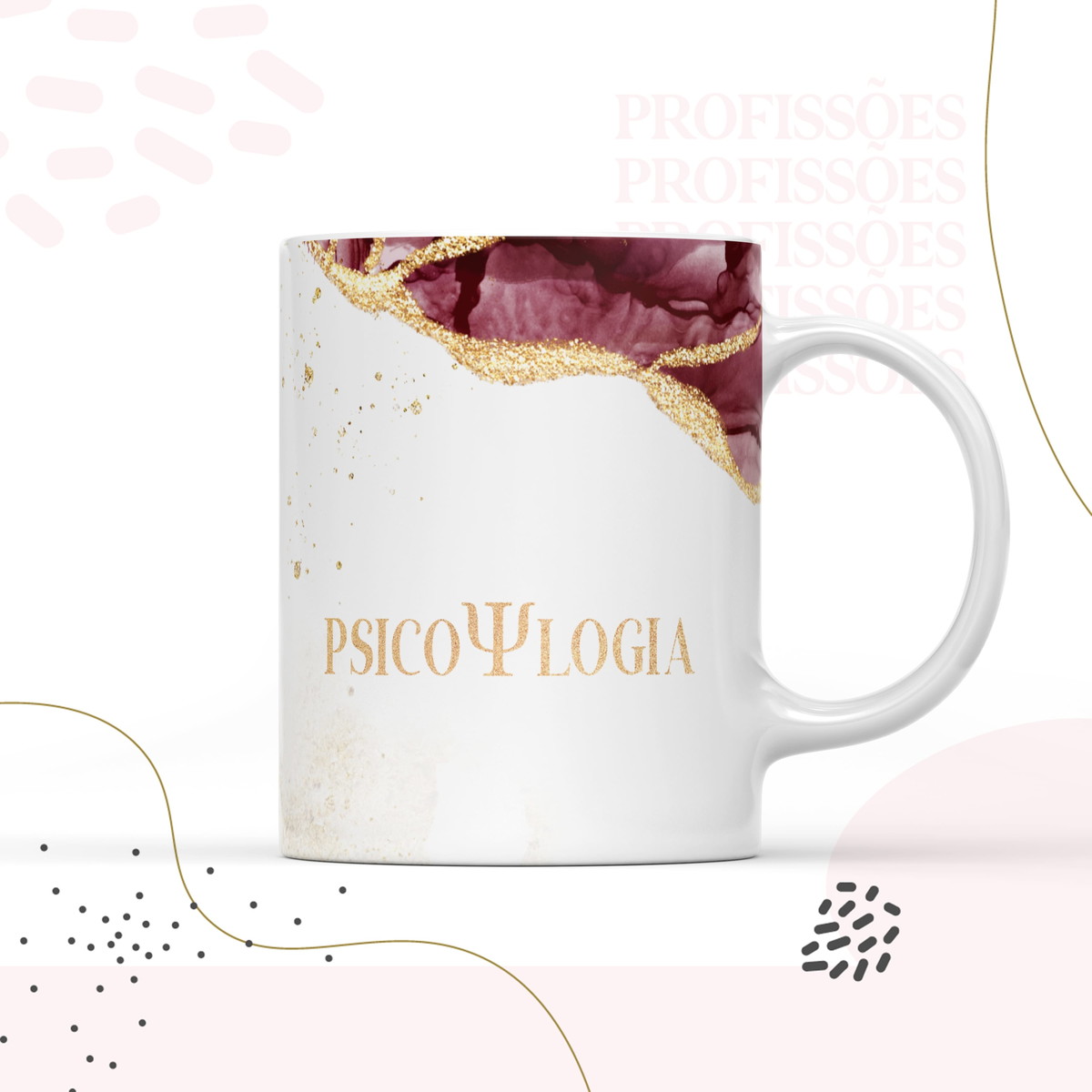 Kit Encadernação Psicologia Feminino em Arquivo Digital 2 Kit Encadernação Psicologia Feminino em Arquivo Digital - Imagem 2