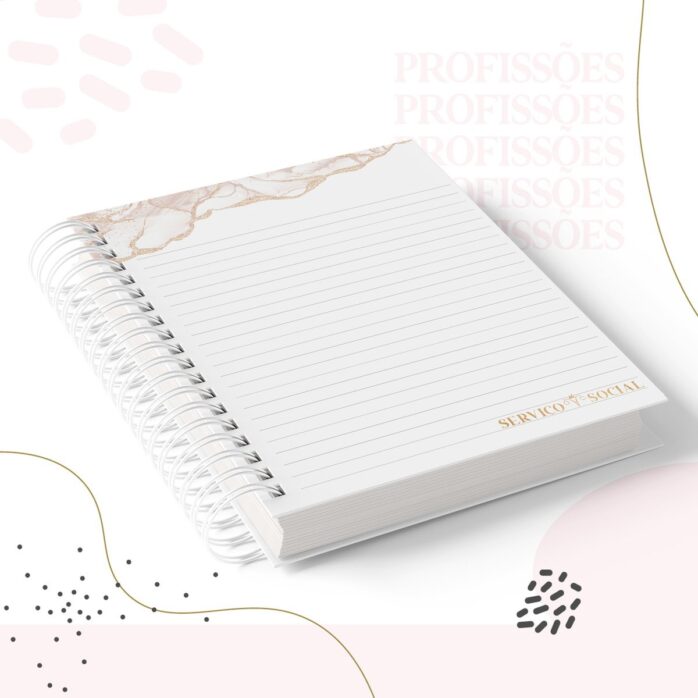 Kit Encadernação Serviço Social Feminino