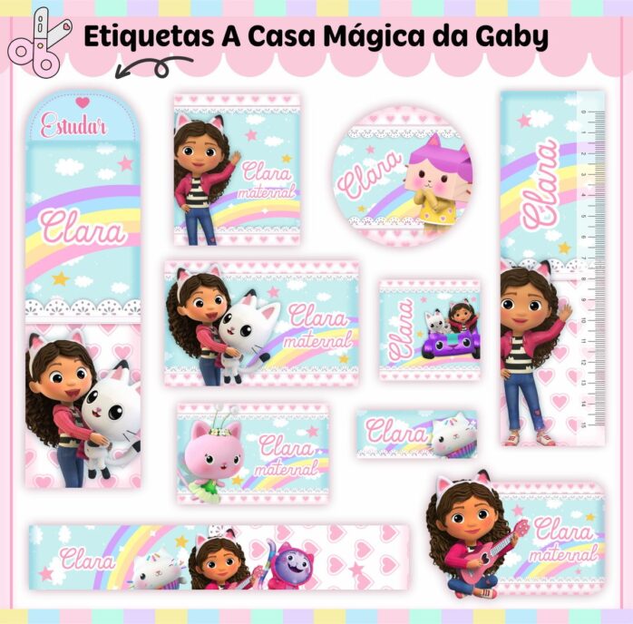 Kit Escolar a Casa Mágica Gabby