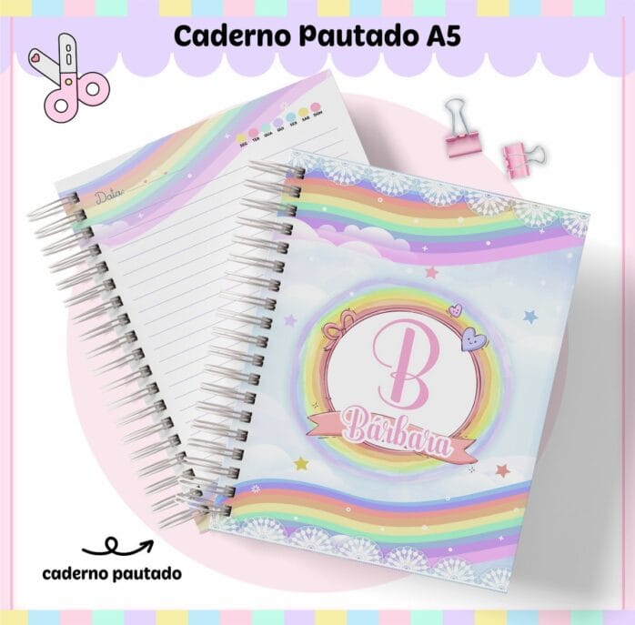 Kit Escolar Arco Íris