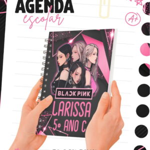 Kit Escolar Black Pink Digital para Imprimir em Casa 19 Kit Escolar Black Pink Digital para Imprimir em Casa