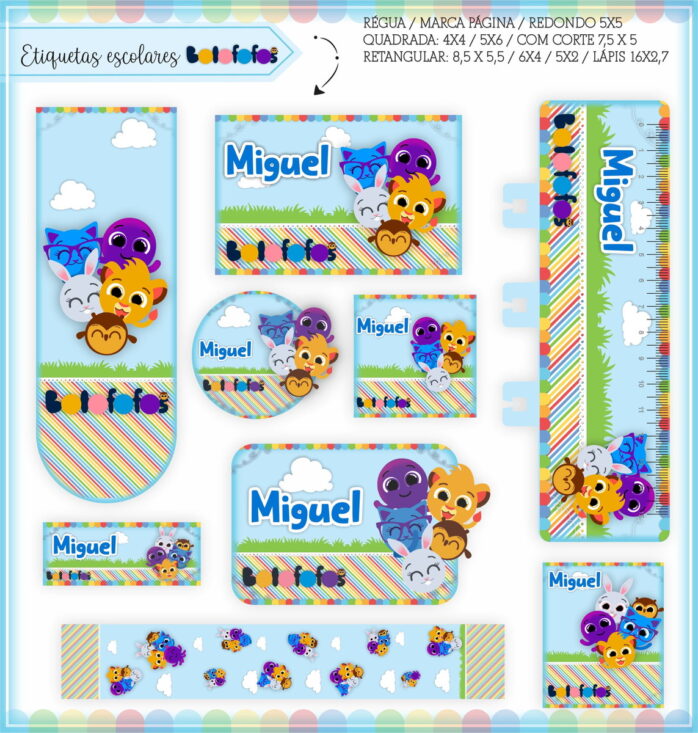 KIT ESCOLAR BOLOFOFO