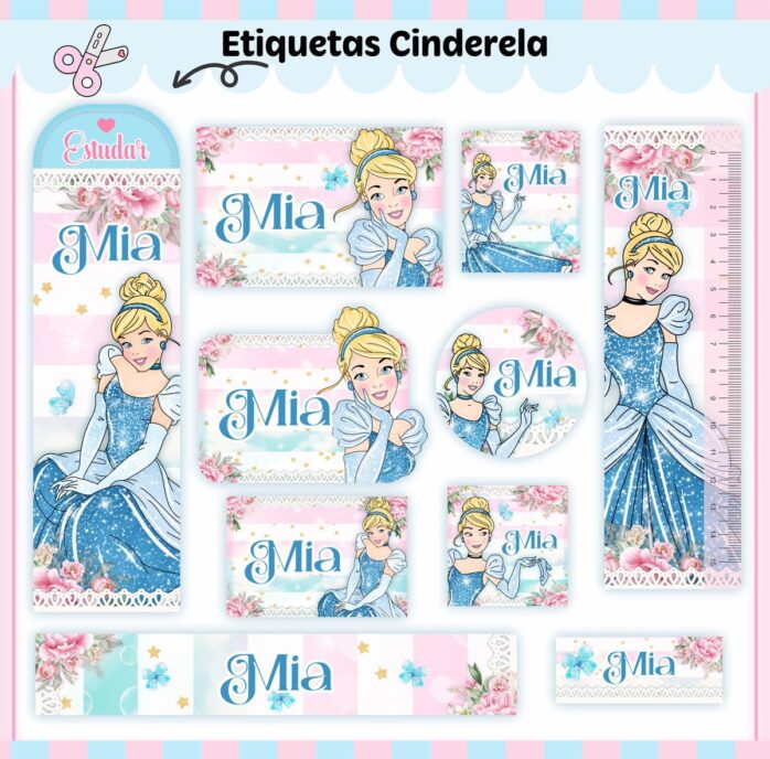 Kit Escolar Cinderela