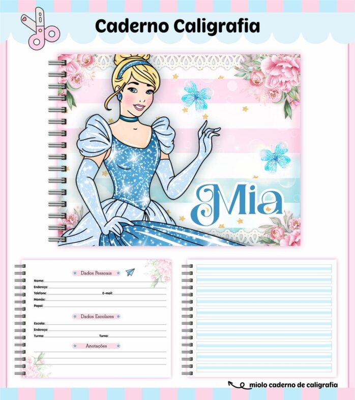 Kit Escolar Cinderela