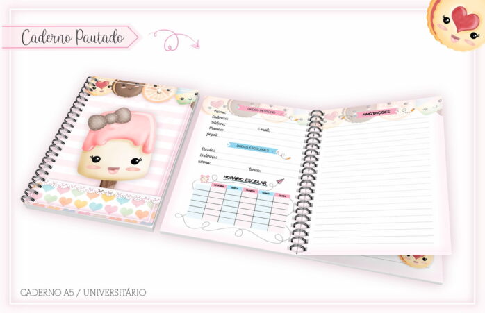 KIT ESCOLAR DOCINHOS CUTE