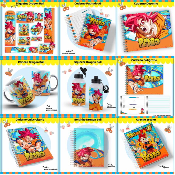 Kit Escolar Dragonball