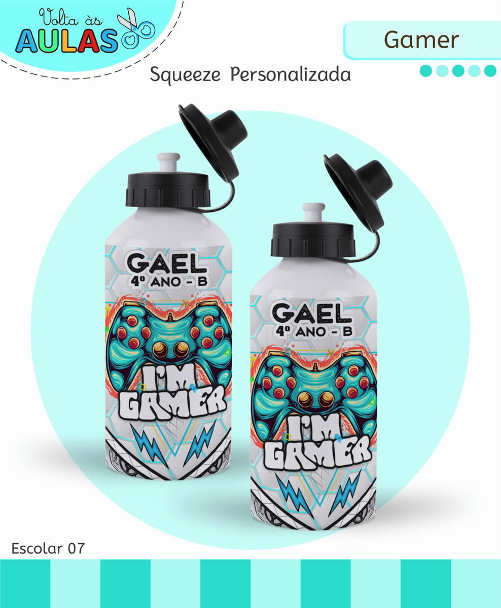 Kit Escolar Gamer para Sublimação e Scrapbooking 4 Kit Escolar Gamer para Sublimação e Scrapbooking - Imagem 4