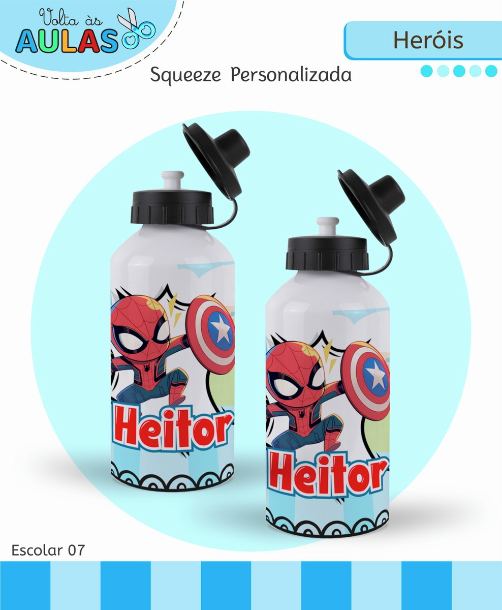 Kit Escolar Heróis Arquivo Digital para Personalizar 4 Kit Escolar Heróis Arquivo Digital para Personalizar - Imagem 4