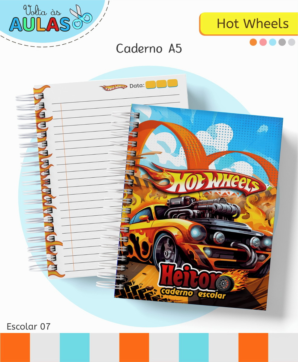 Kit Escolar Hot Wheels Digital para Volta às Aulas 2 Kit Escolar Hot Wheels Digital para Volta às Aulas - Imagem 2