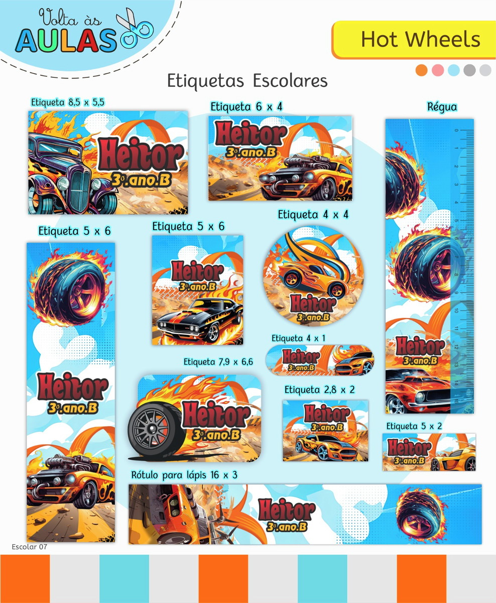 Kit Escolar Hot Wheels Digital para Volta às Aulas 3 Kit Escolar Hot Wheels Digital para Volta às Aulas - Imagem 3