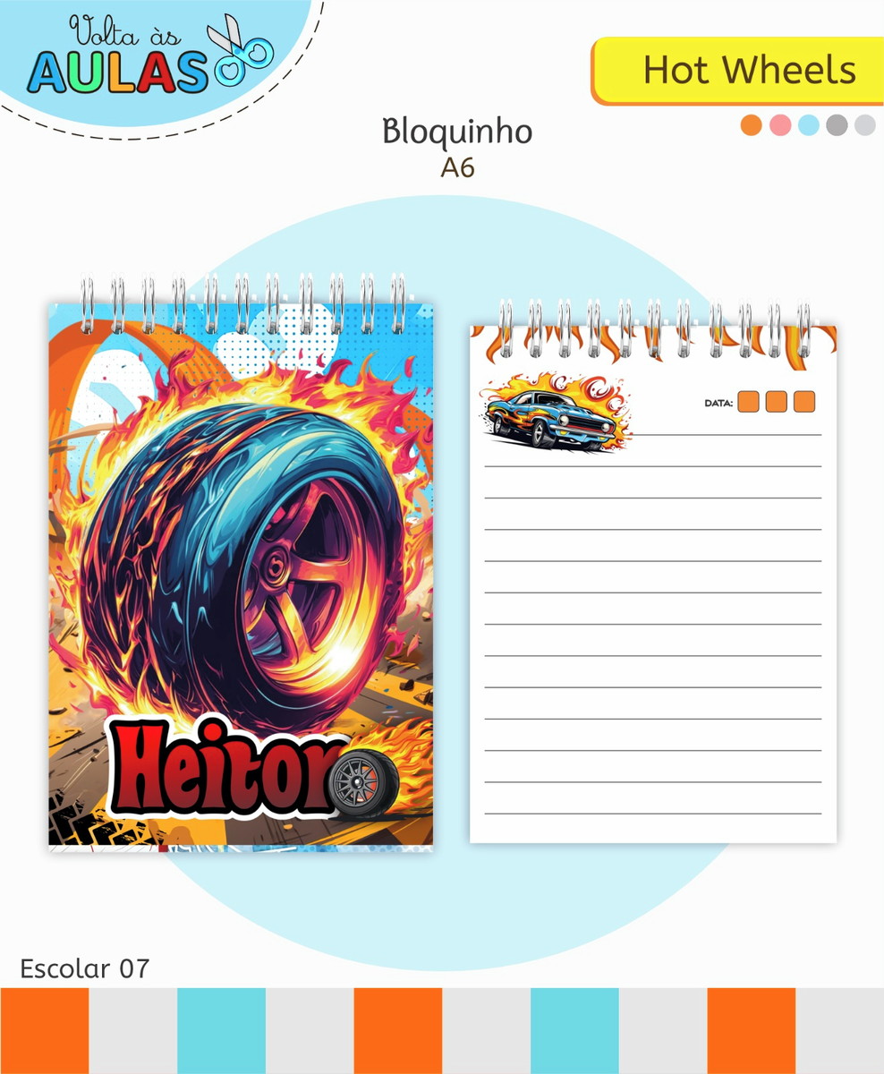Kit Escolar Hot Wheels Digital para Volta às Aulas 4 Kit Escolar Hot Wheels Digital para Volta às Aulas - Imagem 4