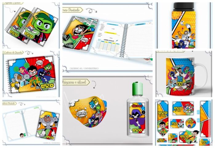 KIT ESCOLAR JOVENS TITÃNS