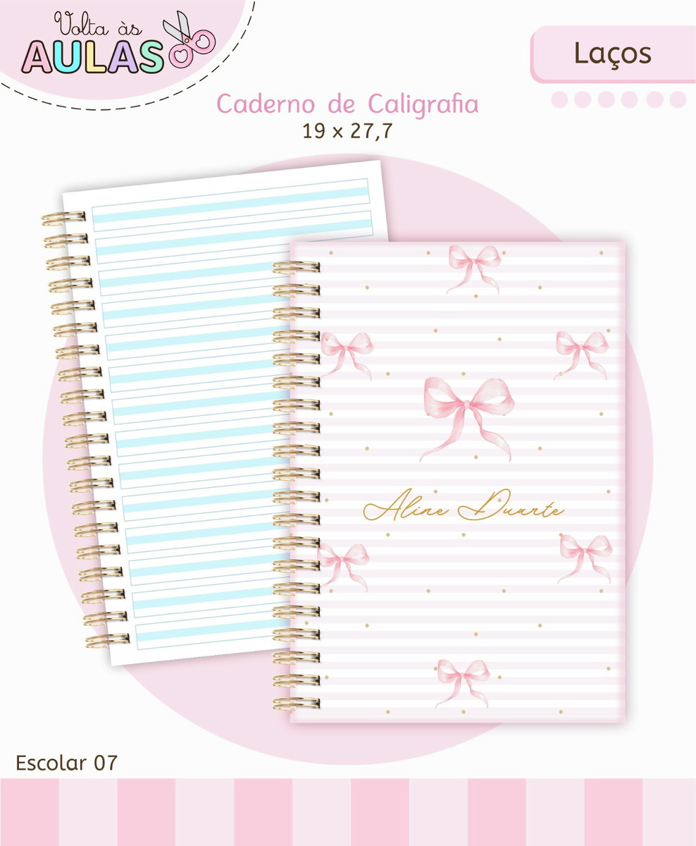 Kit Escolar Laços Digital para Imprimir e Personalizar 2 Kit Escolar Laços Digital para Imprimir e Personalizar - Imagem 2