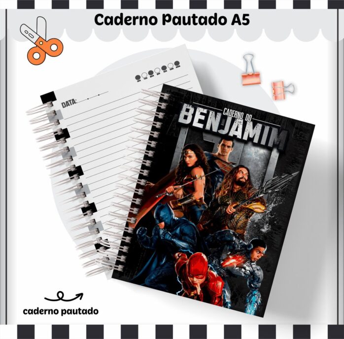 Kit Escolar Liga da Justiça