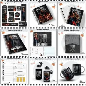 Kit Escolar Liga da Justiça