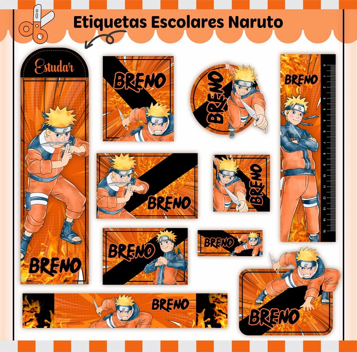 Kit Escolar Naruto 2 Kit Escolar Naruto