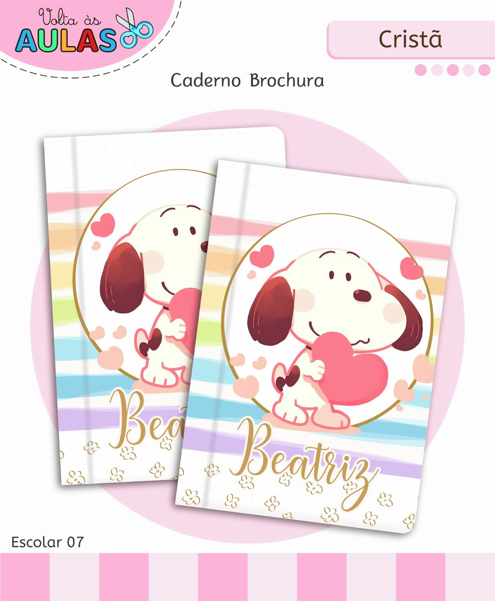 Kit Escolar Snoopy Digital para Sublimação e Papelaria 2 Kit Escolar Snoopy Digital para Sublimação e Papelaria - Imagem 2
