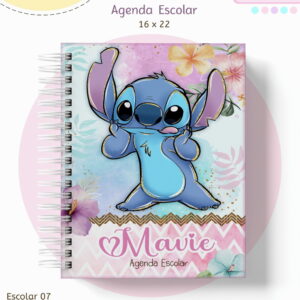 kit escolar stitch menina arquivo digital
