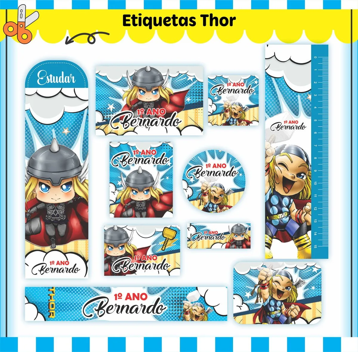 Kit Escolar Thor 2 Kit Escolar Thor