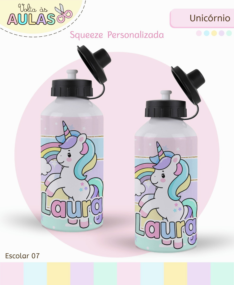Kit Escolar Unicórnio Digital para Personalizar Papelaria 4 Kit Escolar Unicórnio Digital para Personalizar Papelaria - Imagem 4