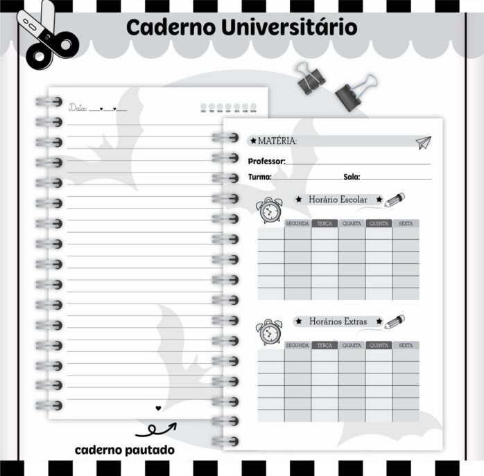 Kit Escolar Wandinha