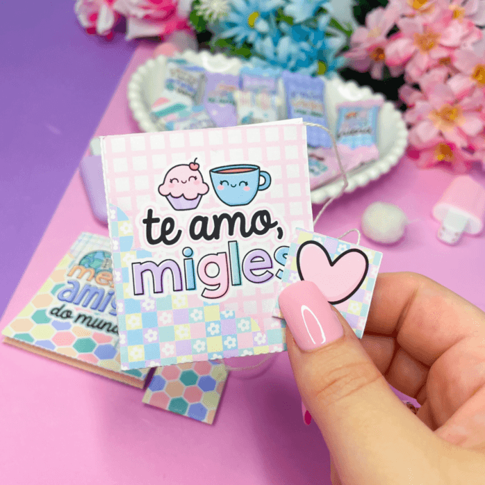 Kit Estampas Caneca Dia do Amigo Frases Fofas de Amizade