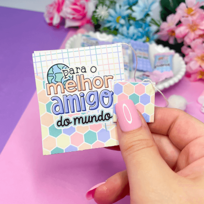 Kit Estampas Caneca Dia do Amigo Frases Fofas de Amizade