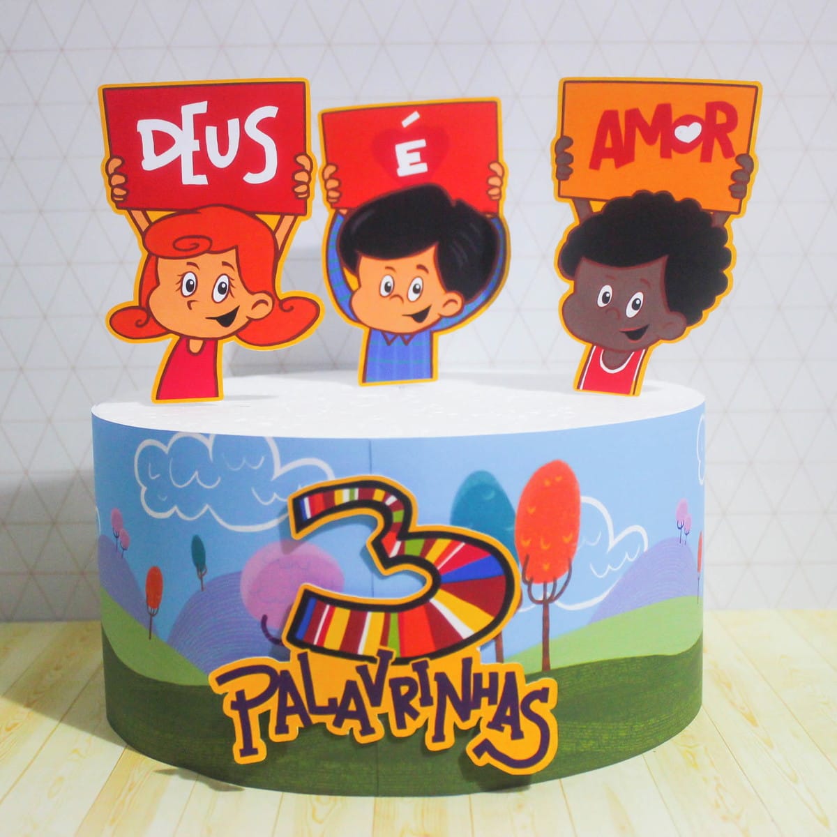Kit Festa 3 Palavrinhas Digital para Imprimir e Personalizar 2 Kit Festa 3 Palavrinhas Digital para Imprimir e Personalizar