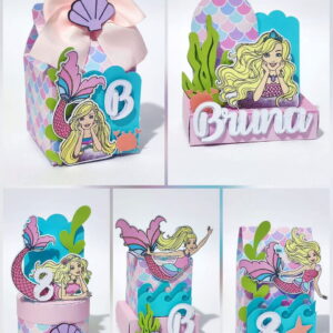 Kit Festa Barbie Sereia para Imprimir Studio e PDF 29 kit festa barbie sereia para imprimir studio e pdf