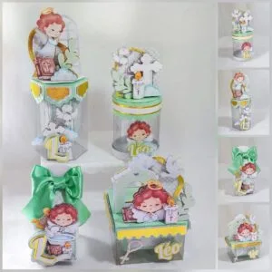 Kit Festa Batizado Menino Luxo - Studio e pdf 18 Kit Festa Batizado Menino Luxo - Studio e pdf