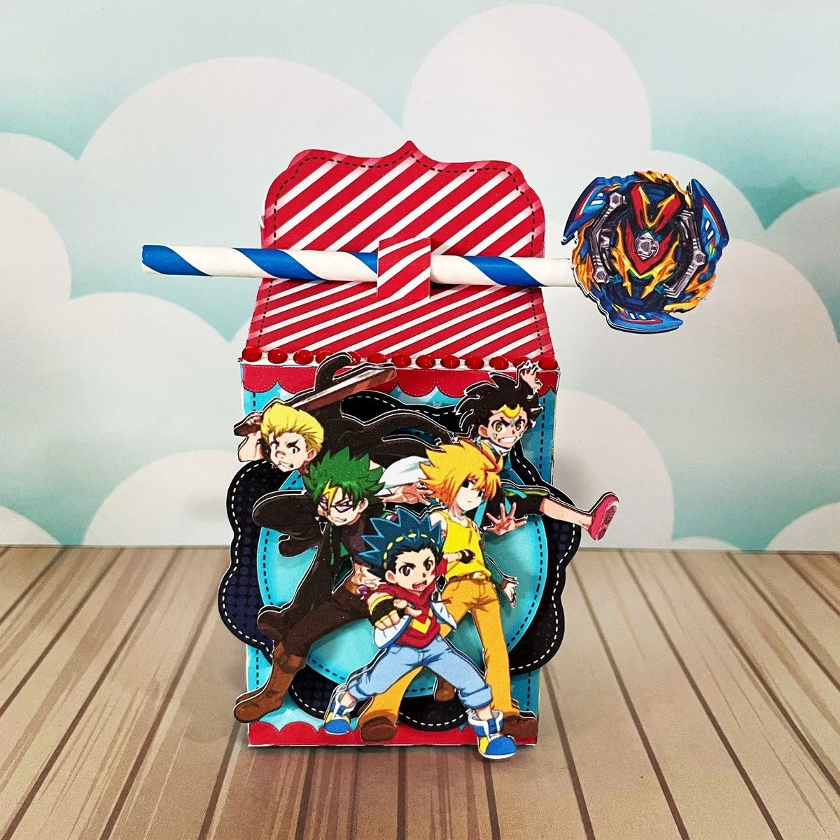 Kit Festa Beyblade- Arquivo Digital 2 Kit Festa Beyblade- Arquivo Digital