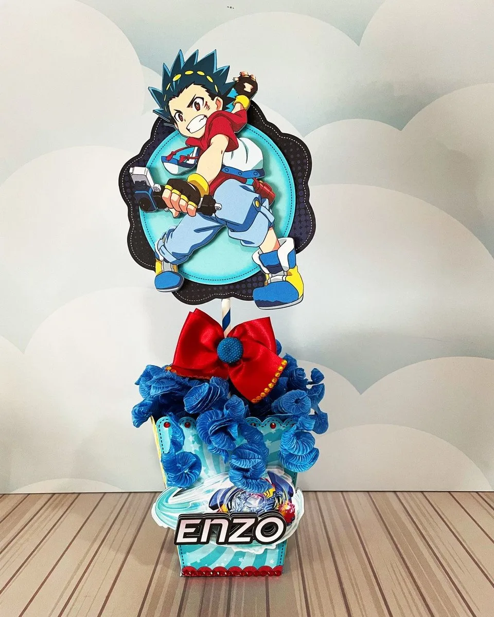 Kit Festa Beyblade- Arquivo Digital 4 Kit Festa Beyblade- Arquivo Digital