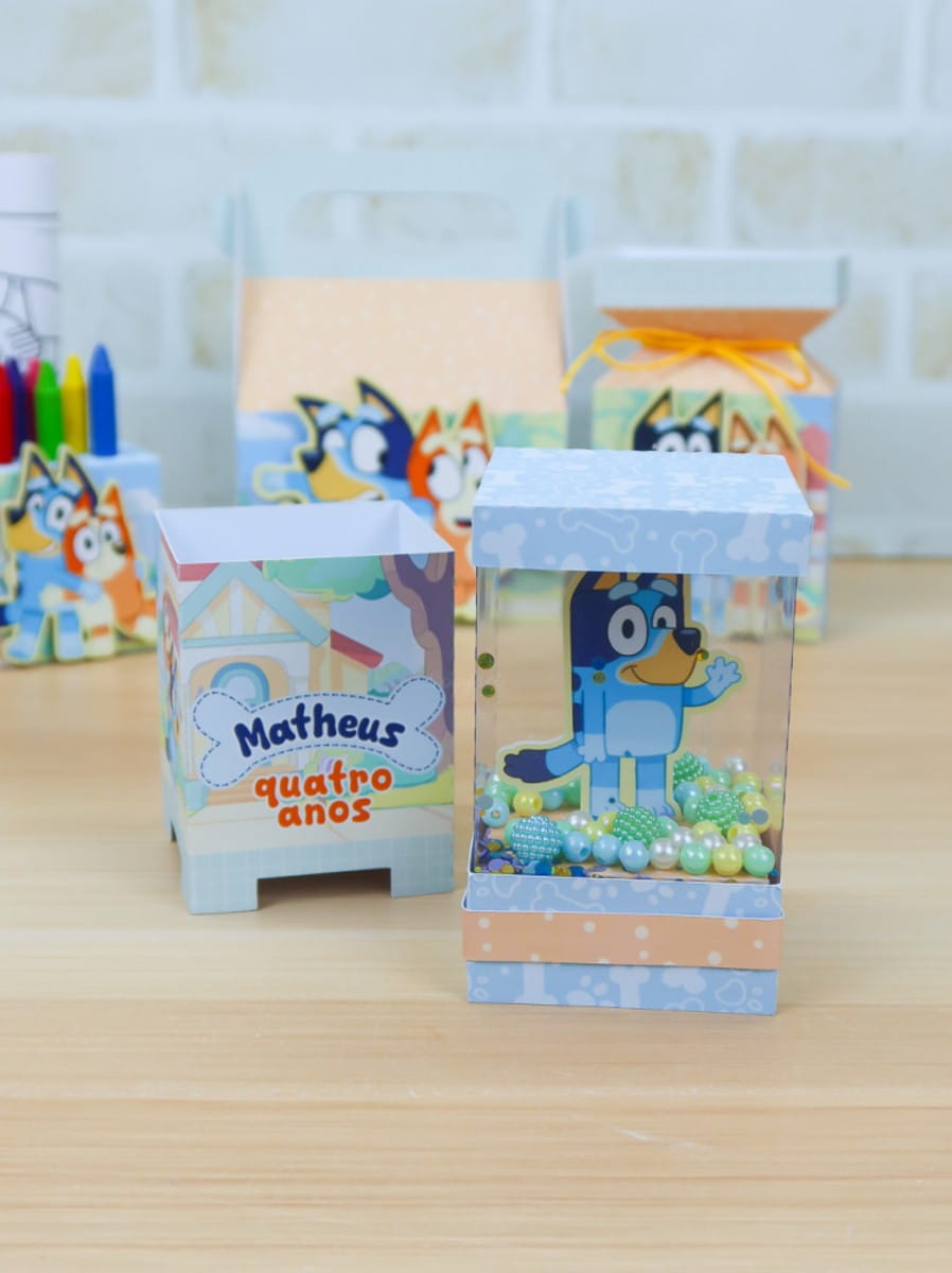 Kit Festa Bluey Arquivo Studio Editável para Silhouette 4 Kit Festa Bluey Arquivo Studio Editável para Silhouette - Imagem 4
