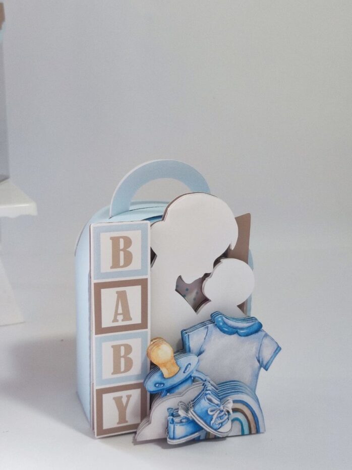 Kit Festa Chá de Bebê Menino Luxo - Studio e pdf